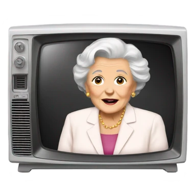Tv showing golden girls sticker