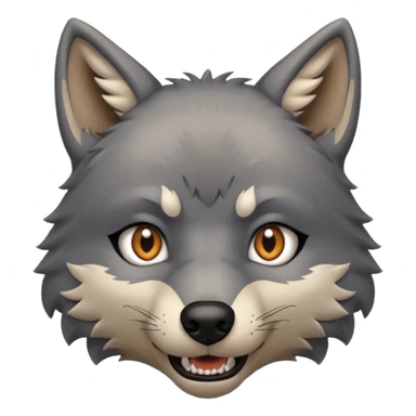 the wolf in the little red riding hood story sticker