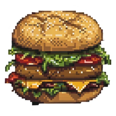 cheeseburger classic look sticker