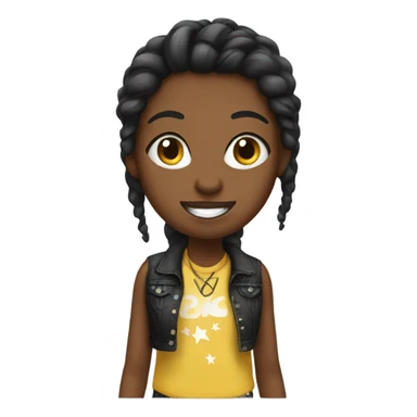 Girl rockstar  sticker