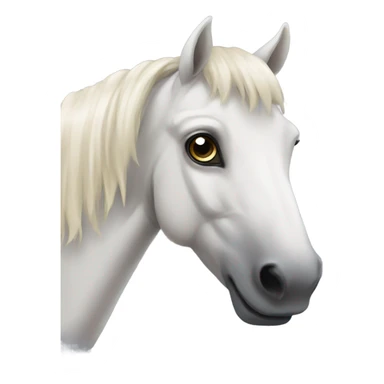 horse with a big head sticker