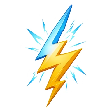 Lightning bolt sticker