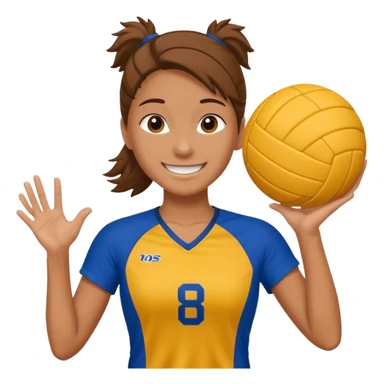 Volleyball Player sticker