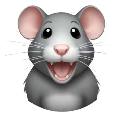 a rat in a wheel sticker