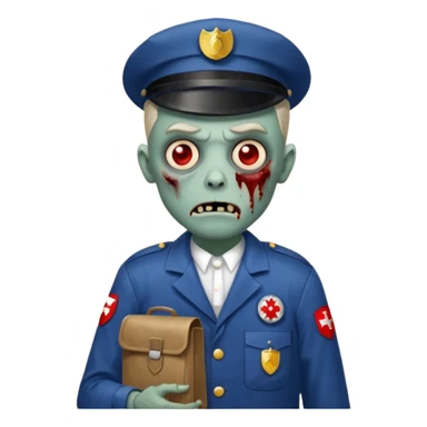 Zombie Mailman sticker