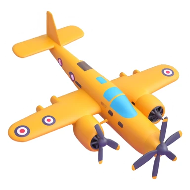 bomber airplane sticker