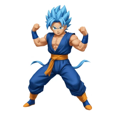 Goku ssj3 and vegeta ssj3 fusion dance aura = vegito ssj3 sticker