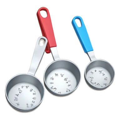 Measuring cups sticker