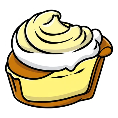 cream pie sticker