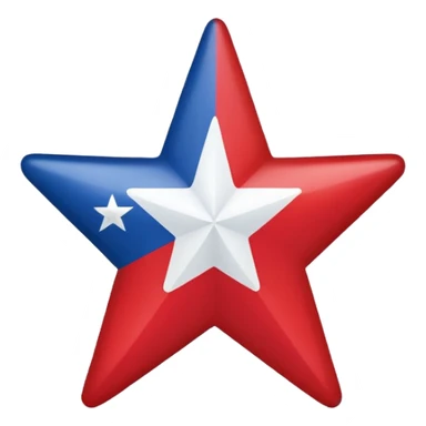 An emoji of the Texan flag sticker