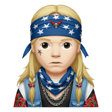 Axl rose sticker