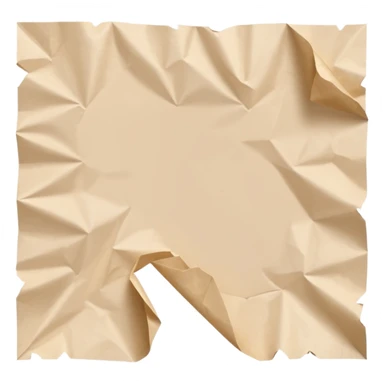 A beige colored piece of draft paper  sticker
