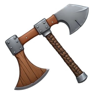 barbarian axe sticker