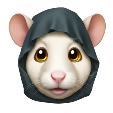 arab costume hamster head sticker