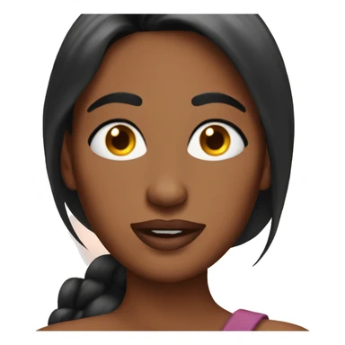 Long nails sassy sticker