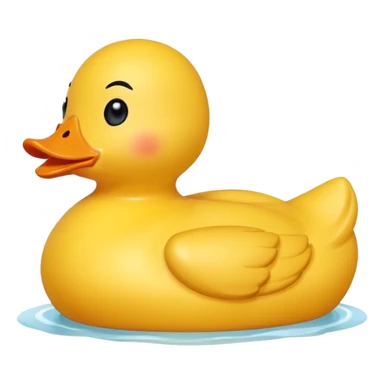 Rubber duck gettinf high cartoon sticker
