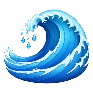 wave signals sticker
