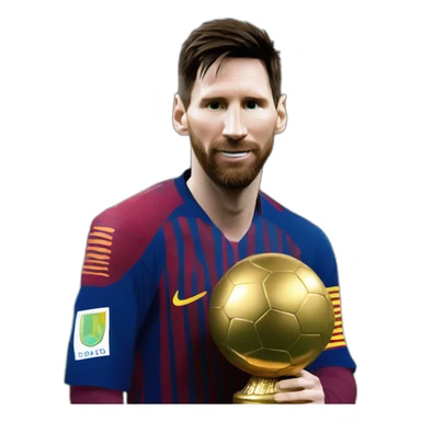 messi con la copa del mundo sticker