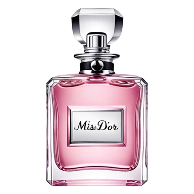 miss dior pink perfume sticker