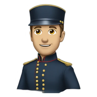 Macron-tout-nu sticker