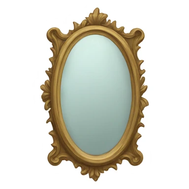 vintage mirror sticker