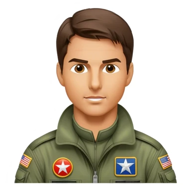 tom cruise top gun sticker