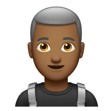 Roadman with buzz cut male sticker