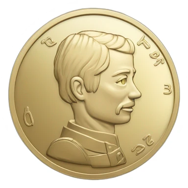 4 zloty coin sticker