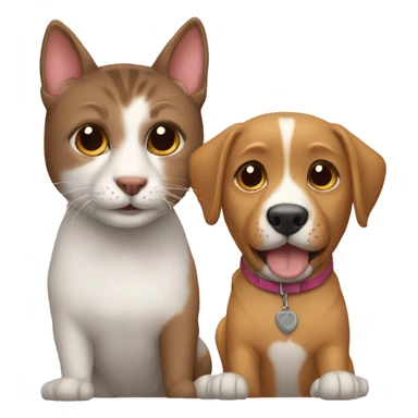 Perro y gato sticker