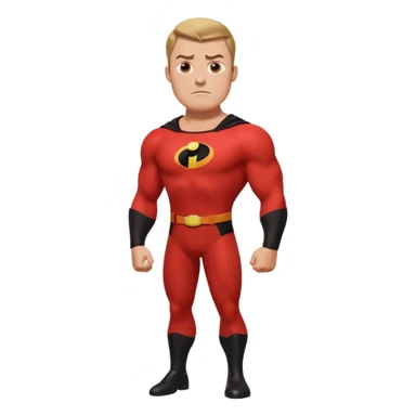 Mr. Incredible from The Incredibles Movie sticker