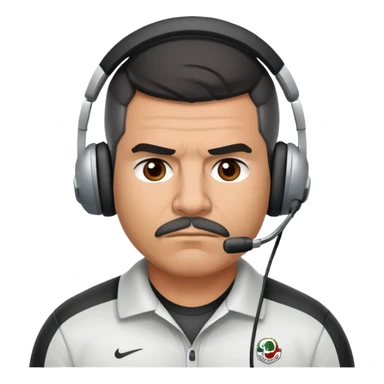 Mexican American football coach sticker