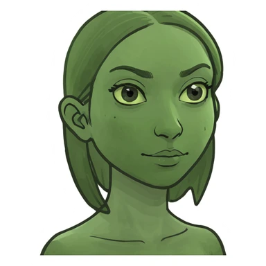 Black girl bending over  sticker