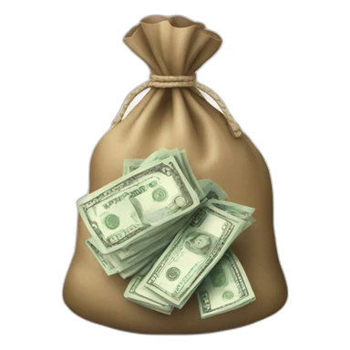 bag of money sticker