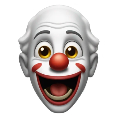 Art the clown saying hi sticker