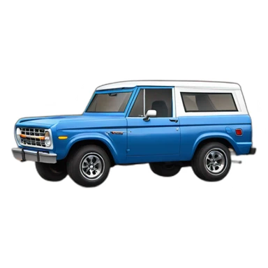 blue ford bronco sticker