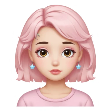  Soft Girl
Origin: TikTok/Western

Key Features: Pastel blush, gloss or tinted balm, fluffy brows, shimmery lids, small hair clips or pigtails.

Vibe: Playful, sweet, pastel-saturated cuteness — very Y2K meets kawaii.

Signature Trick: Emphasizes youthful, doll-like features with lots of pink. sticker