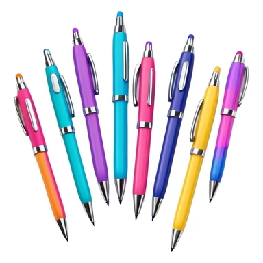 3D, psychedelic colored hippie style pen. Pen only  sticker