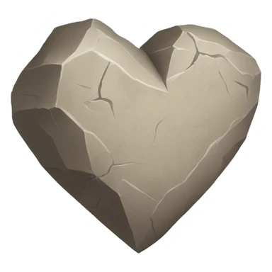 Piedra corazón piedra. sticker