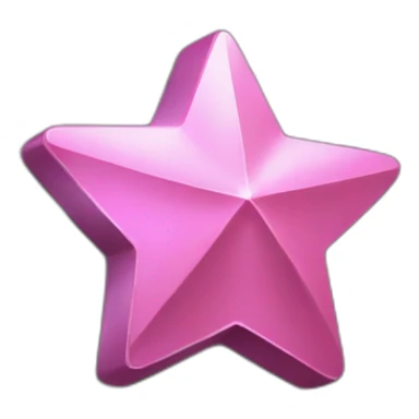 iron ingot with a pink star sticker