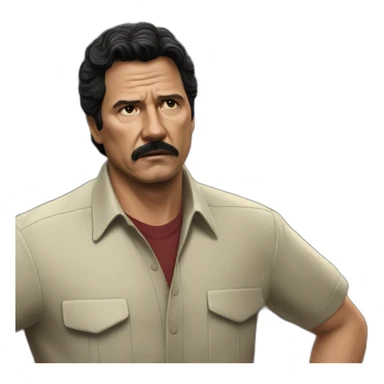 Javier Peña from Narcos sticker