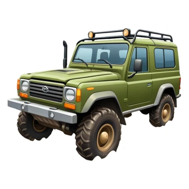 An icon showing an off-road vehicle driving through muddy terrain, inspired by Expeditions: A MudRunner Game. The design features splashing mud, rugged tracks, and dynamic movement, symbolizing the challenge of navigating tough landscapes. Transparent background sticker
