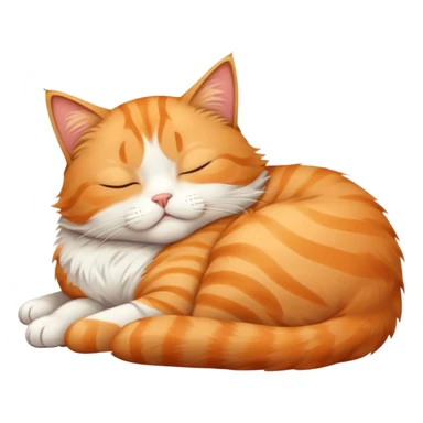 sleep very tired cat sticker