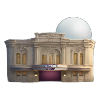 Theater name with text « JBT’s Show » sticker