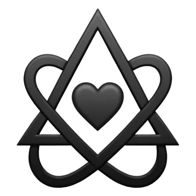 A heartagram sticker