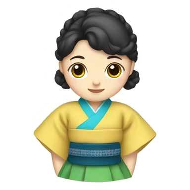 Hanbok outfit sticker