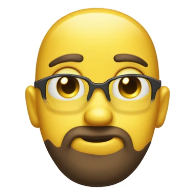 cautiously optimistic yellow bubble head only sticker