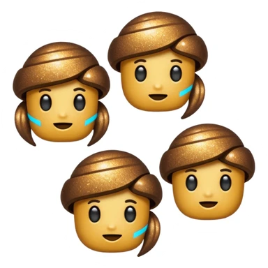 glitter poops brown cyberpunk sticker