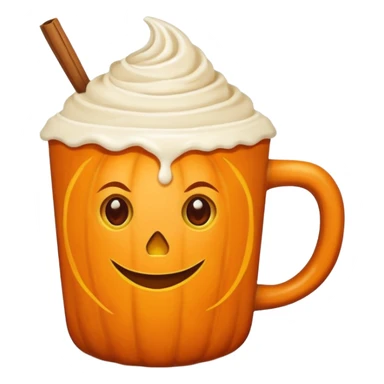 Pumpkin spice latte sticker