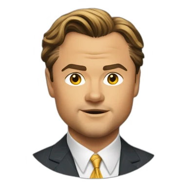 Wolf of wall street leonardo DiCaprio sticker