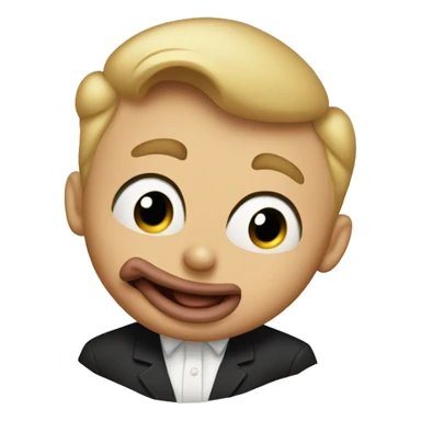 Tex Avery in love with hanging tongue sticker